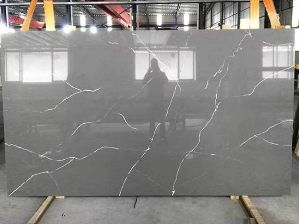 gray quartz slab